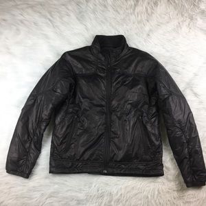 LL Bean Nylon Winter Jacket Men’s Large Black